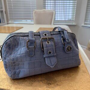 Dooney & Bourke Leather Purple Satchel